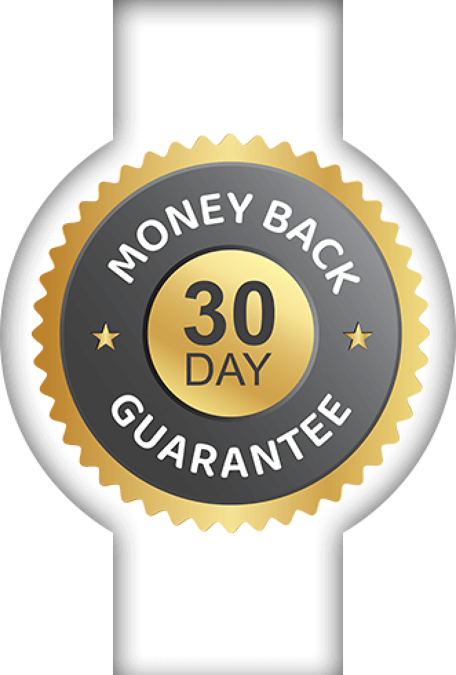 30-day money-back guarantee badge