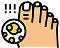 Targeted nail care icon